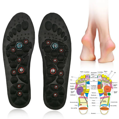 Magnetic Massage Shoe Sole Relax Therapeutic Insoles Foot Orthotic  Comfort Pain Whit Arch Support Walking Health Care Insert