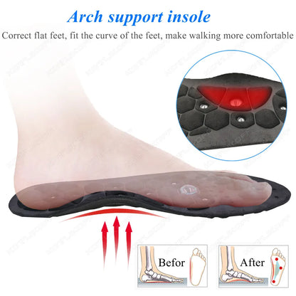 Magnetic Massage Shoe Sole Relax Therapeutic Insoles Foot Orthotic  Comfort Pain Whit Arch Support Walking Health Care Insert